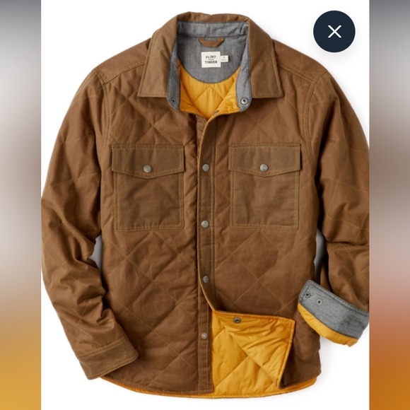 Flint and Tinder Waxed Canvas Insulated Shirt Jacket - Picture 2 of 3